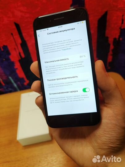 Телефон iPhone 7 32 gb black (без сим)