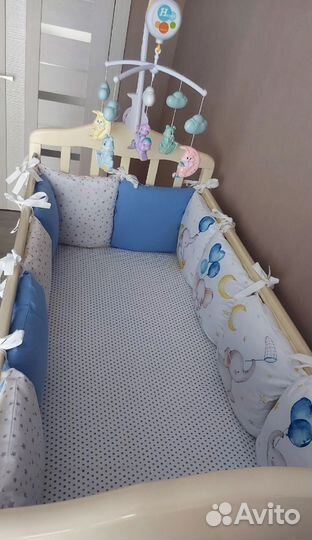 Бортики в детскую кроватку