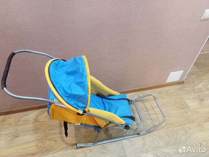 Детские санки с колесами