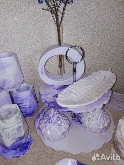 Дек. Изделия из гипса.Шкатулки, вазы, кашпо