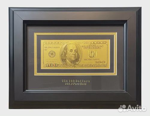 Банкнота сувенирная 100 долларов