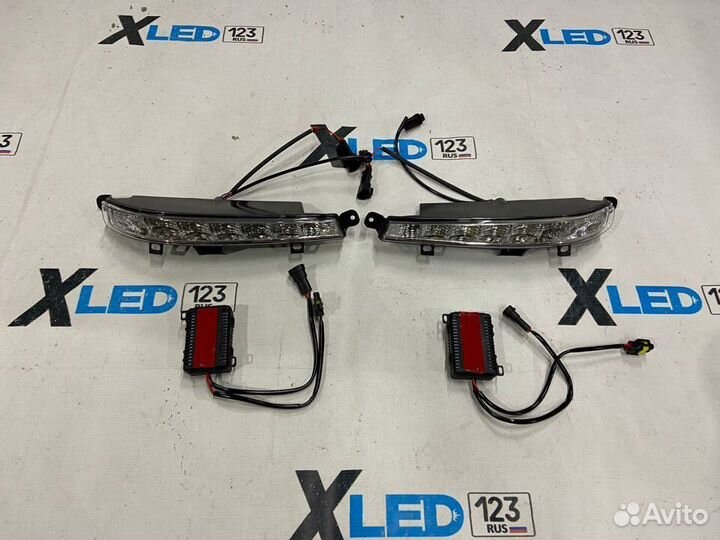 Комплект дхо туманки Mercedes W221 AMG S65