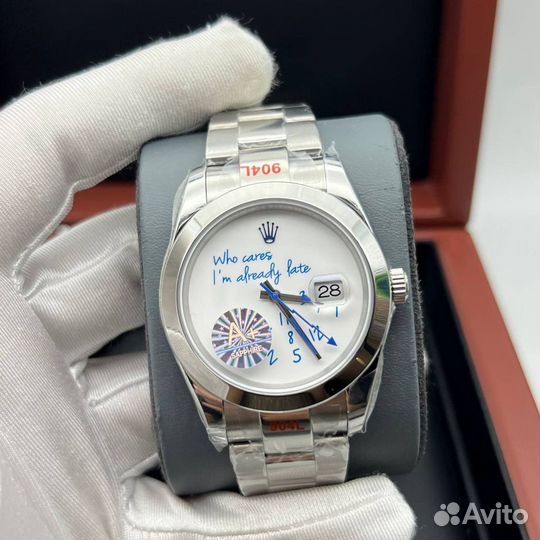 Часы мужские Rolex who cares i'm already late