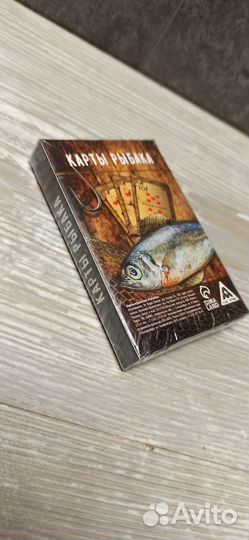 Игральные «Карты рыбака», 36 карт