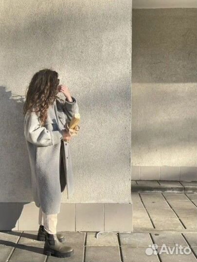 Пальто тедди шуба HM