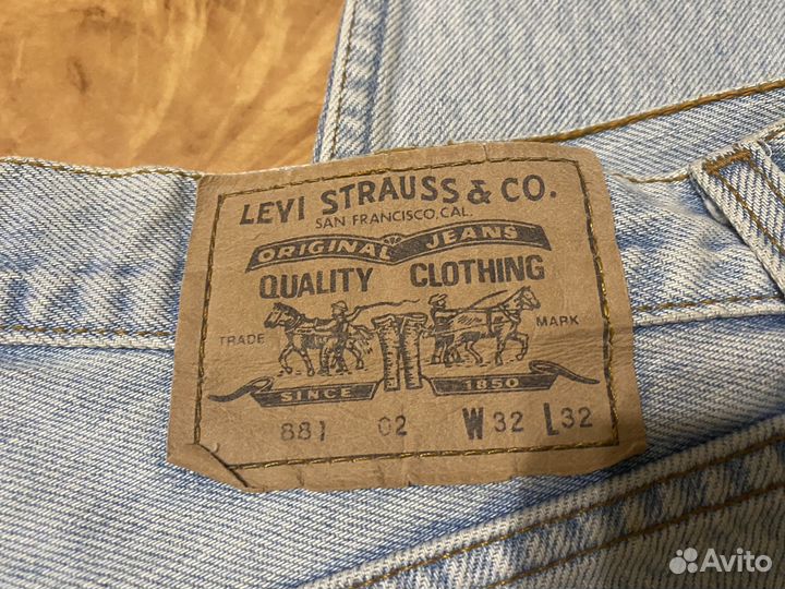 Джинсы Levis 881 винтаж