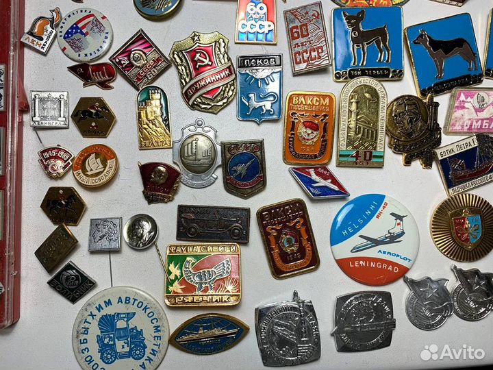 Значки СССР 120 шт одним лотом