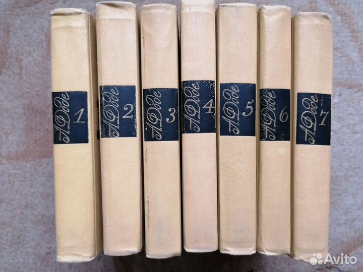 А. Доде. Собрание сочинений в 7 томах