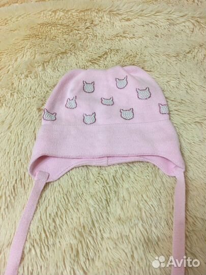 Шапка с шарфом