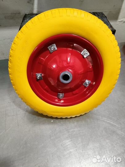 Колесо для тачки садовой полиуретановое Terodex