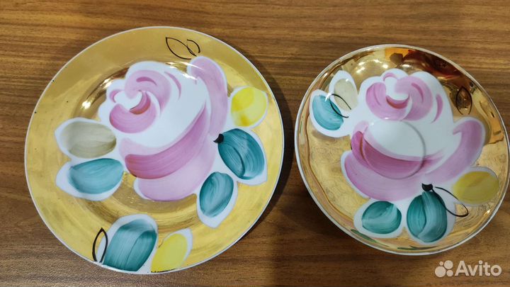 Чайное трио/чайная пара Дулево