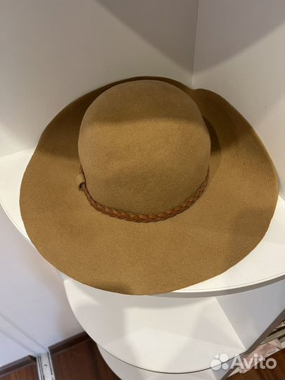 Шляпа шерстяная Massimo Dutti