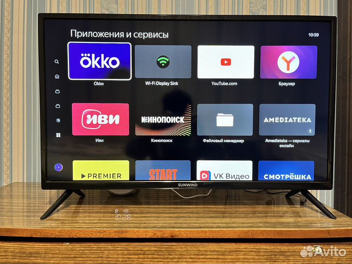 Телевизор sunwind 32 дюйма с яндекс алисой
