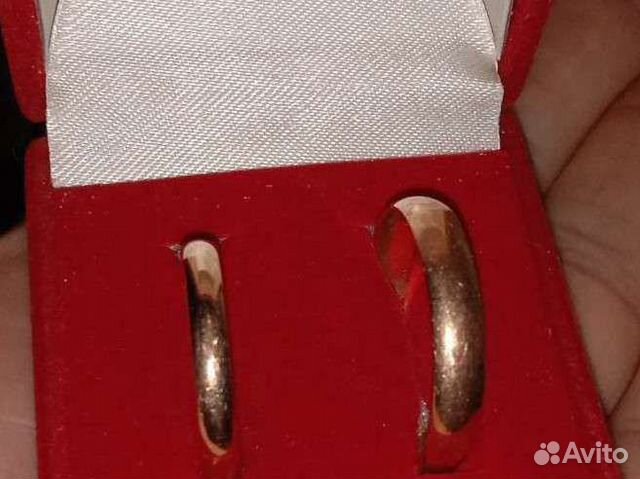 Кольца золотые, обручальные