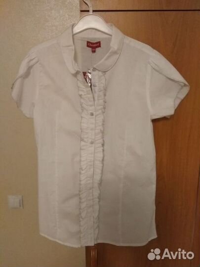 Блузка белая рост 164 см