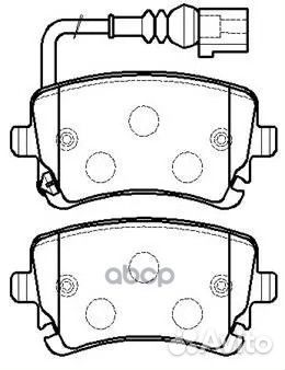 Колодки торм. HP8543 HSB