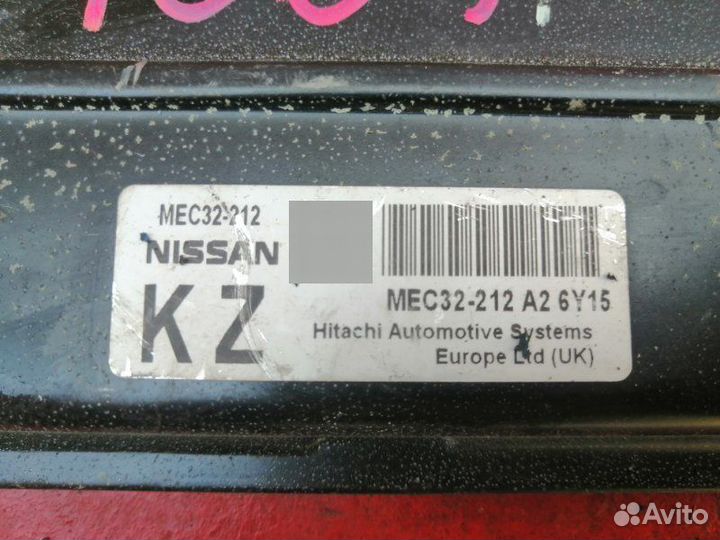 Блок управления двигателем Nissan Almera N16