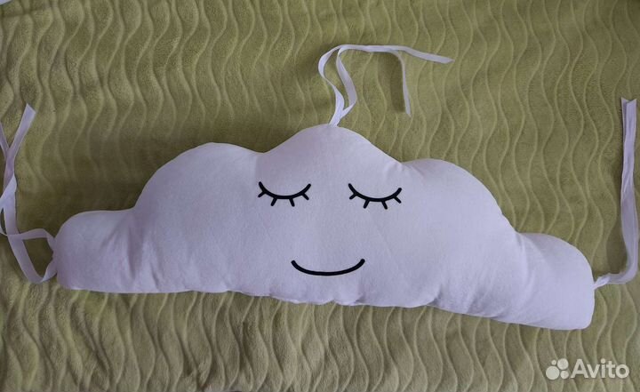 Мягкие бортики для детской кроватки