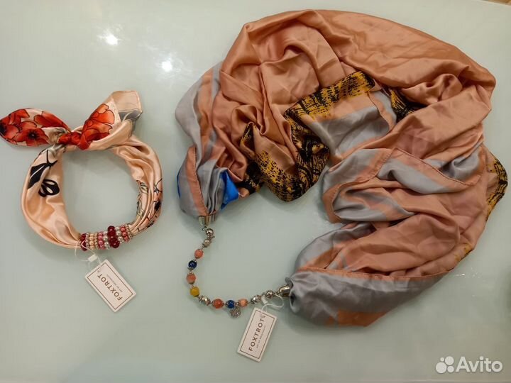 Шарфы и палантины шелк foxtrot