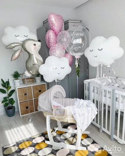 Воздушные Шары на Выписку, Гелиевые шары и шарики