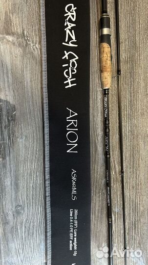 Спиннинг Crazy Fish arion 862mls