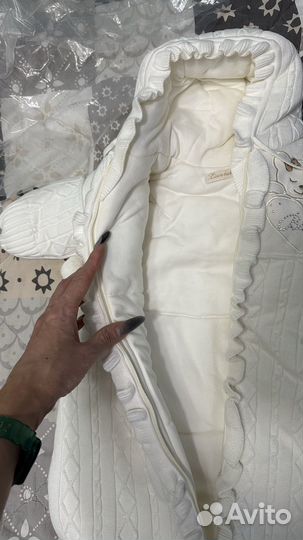 Конверт на выписку зимний вязанный