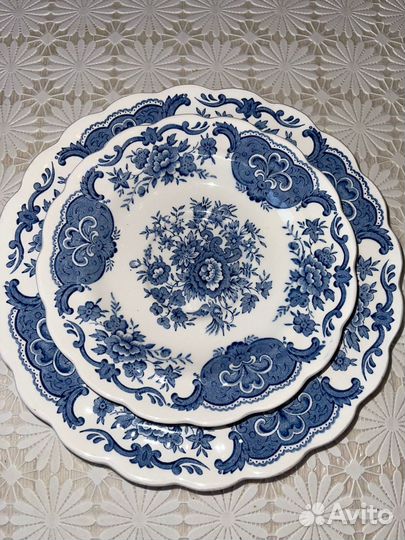 Чайные трио Англия,Германия Villeroy Boch и др