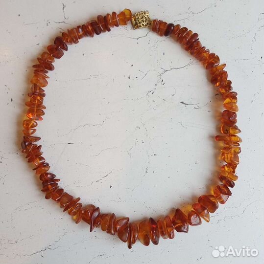 Бусы из янтаря СССР