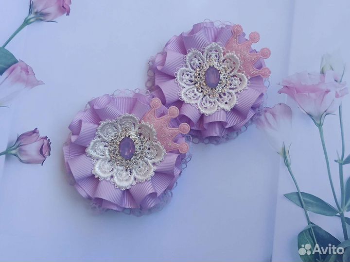 Резиночки для волос ручной работы