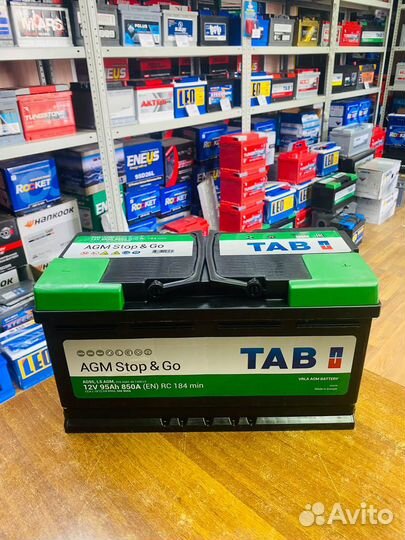 Аккумулятор AGM 95 ач TAB Словения Гелевый