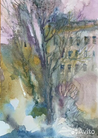 Картина акварель