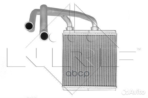 Радиатор отопителя nissan Qashqai 1.5D 07- 54362