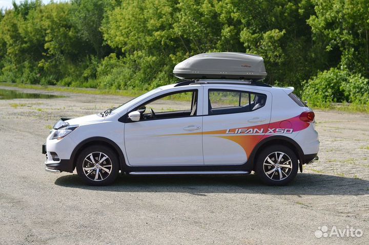 Бокс на крышу Turino Compact 360 л Серый