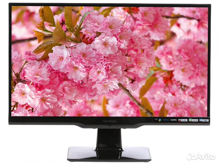 Монитор 23 дюйма, FullHD (60гц), IPS, VGA, hdmi