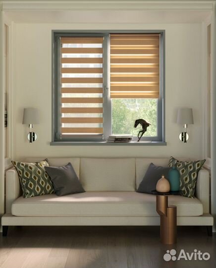 Рулонные шторы Блэкаут Серые RAL5736