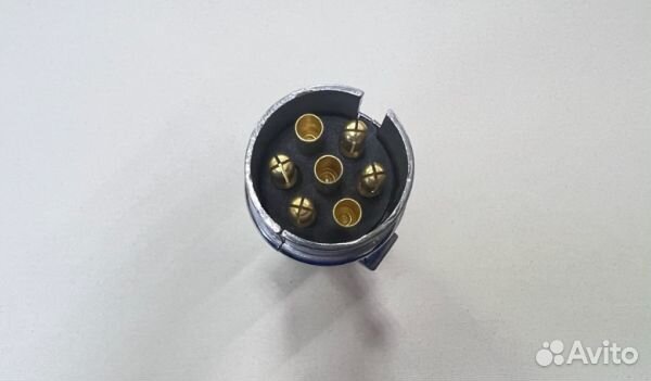 Вилка 7pin силумин, KTC005F