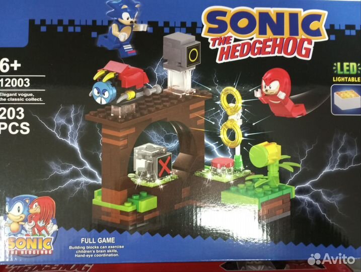 Лего наборы Sonic Hedgehog