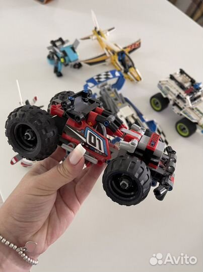 Lego technic оригинал 6 наборов в сборе пакетом