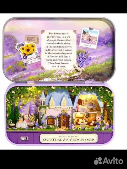 Румбокс новый, кукольный домик в шкатулке