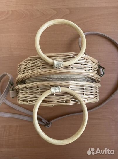 Сумка соломенная плетеная