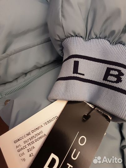 Итальянский женский пуховик,пух 90%,перо 10%