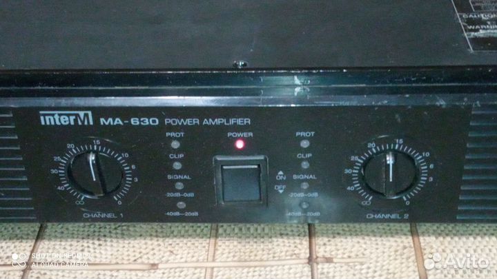 Профессиональный стерео усилитель InterM MA-630