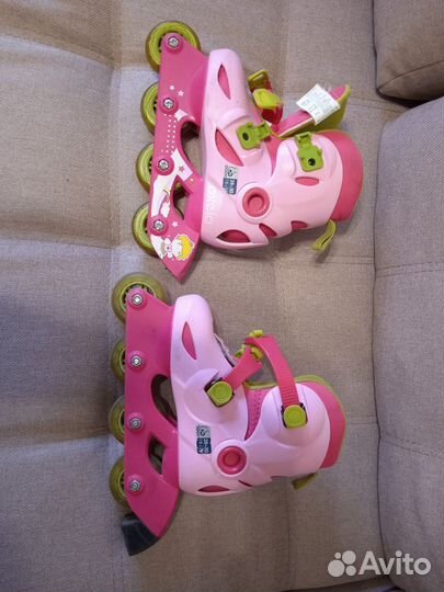 Роликовые коньки детские раздвижные