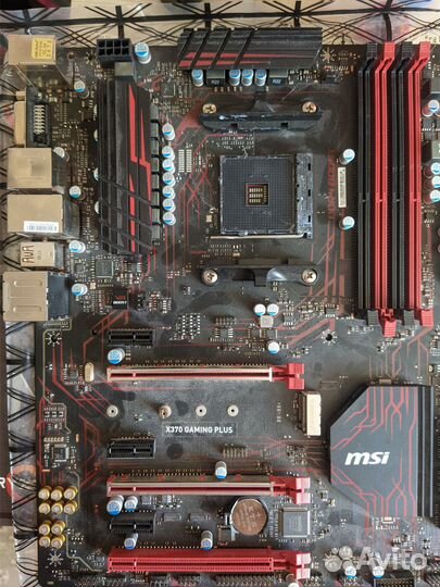 Материнская плата MSI X370 gaming plus am4
