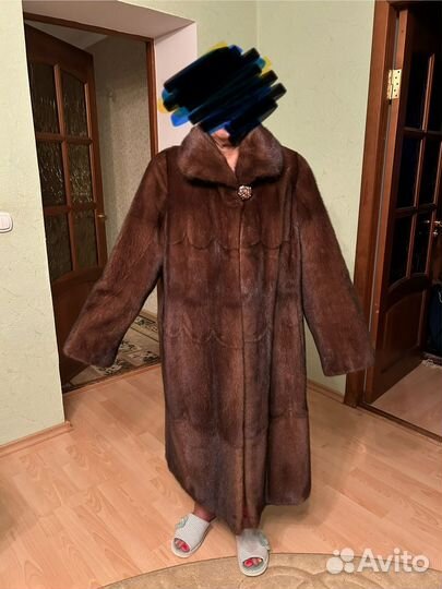 Шуба норковая поперечка 48 50