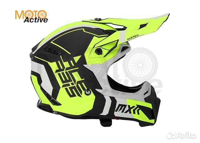 Шлем кроссовый Acerbis profile 5 22-06 Black/Fluo