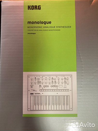Новый korg Monologue Silver
