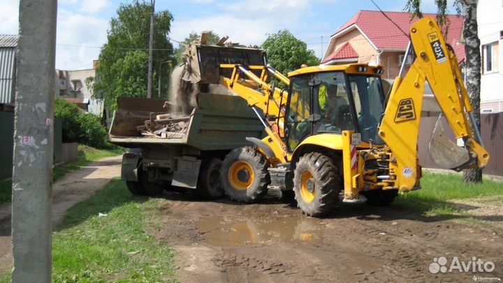 Услуги экскаватора погрузчика jcb 4cx