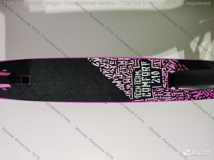 Самокат Tech Team TT Comfort 210R pink, новый