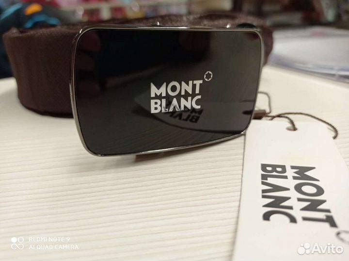 Ремень Mont Blanc натуральная кожа
